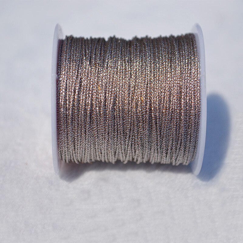 100m/ rullar färgglada rep för halsband armband garn tagg tofs att göra hantverk tråd smycken pyssel tillbehör bröllopsfest: 11