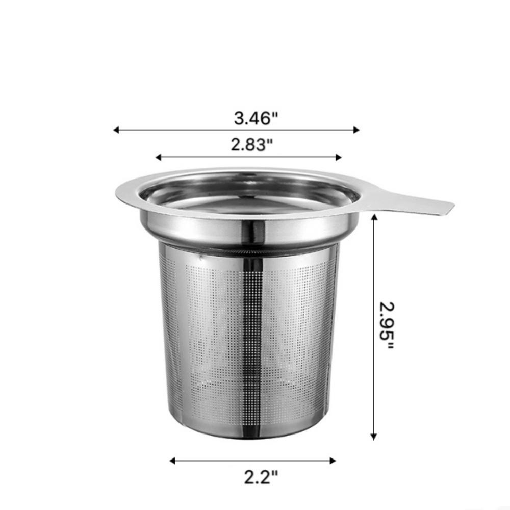 Kitchen Accessories Tea Mesh Metal Infuser Stainless Steel Cup Tea Strainer Tea Leaf Filter Filter Tea Strainer: B