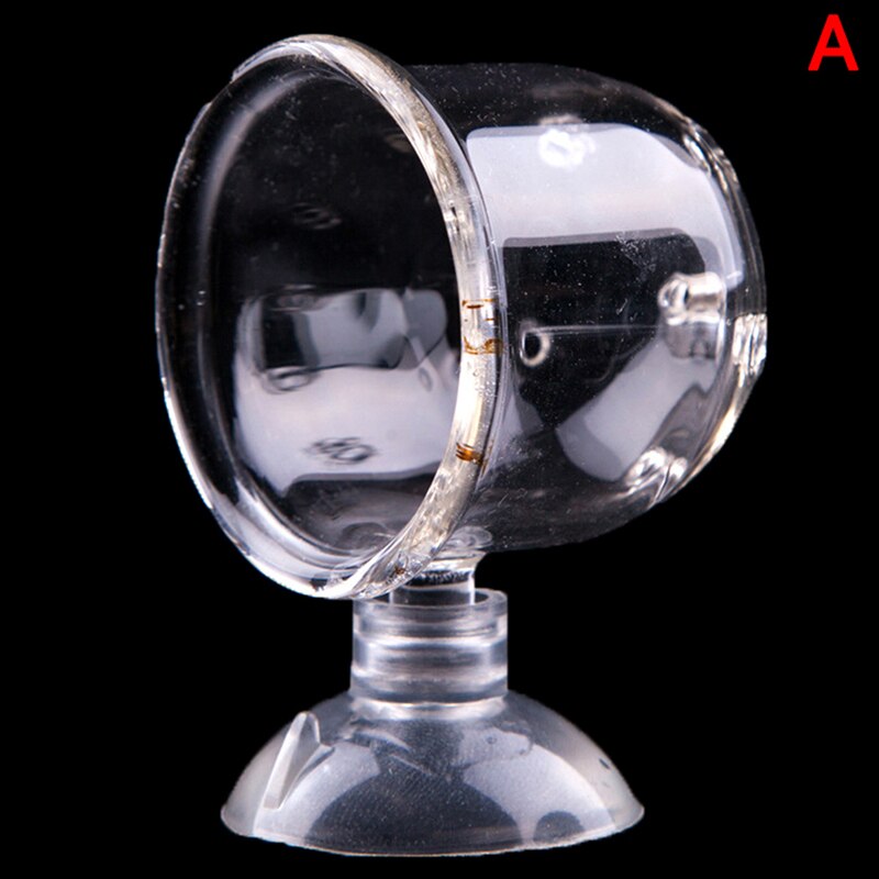 Aquarium Fish Tank Aquatic Feeder Fish Tank Supplies Glass Pot Plant Feeding Cup Holder Shrimp 1pc: A