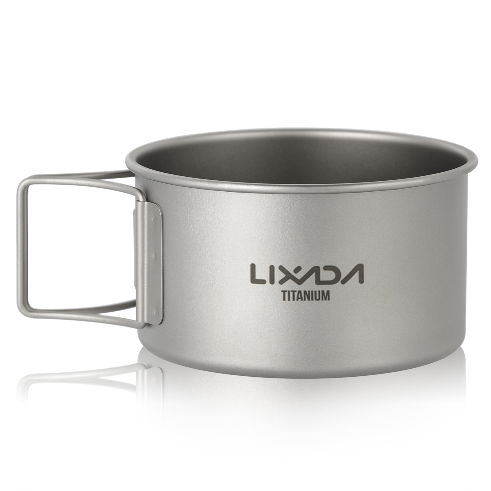 Lixada Titanium Kom Met Vouwen Handgrepen Diner Voedsel Container Perfect Voor Outdoor Camping Wandelen Backpacken Picknick 2022