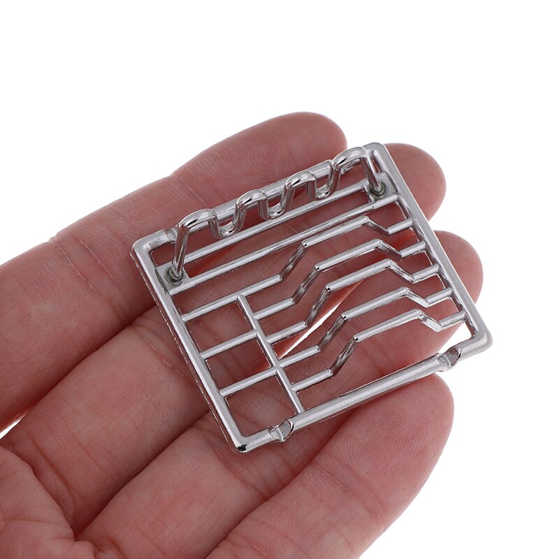 1Pc 1:12 Casa di Bambola in Miniatura Piatto Ripiani Cucina Giocattolo per La Famiglia Da Collezione Del Nastro dell'oro