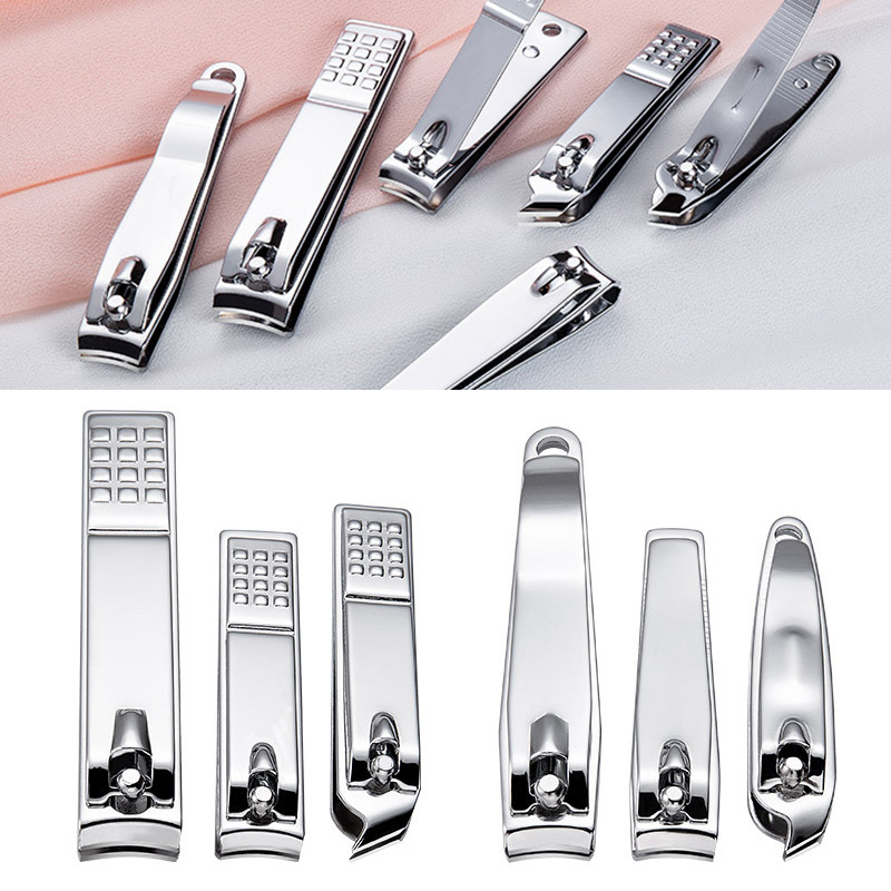 Stainless Steel Nail Clipper Cutter Toe Nail Clipper with Clip Catcher Fingernail Manicure Trimmer Pedicure Tools