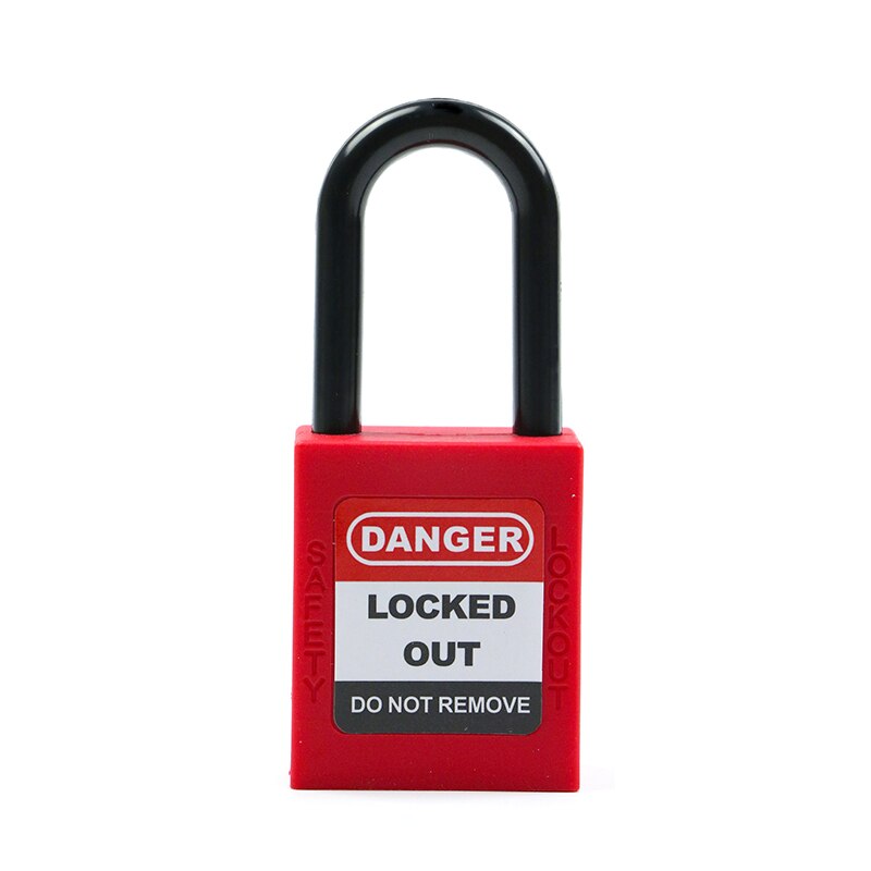 Lockey Techniek Security Stalen Beugel Veiligheid Lockout Hangslot met sleutel Energie Isolatie Slot Behouden Loto Tagout: P38P