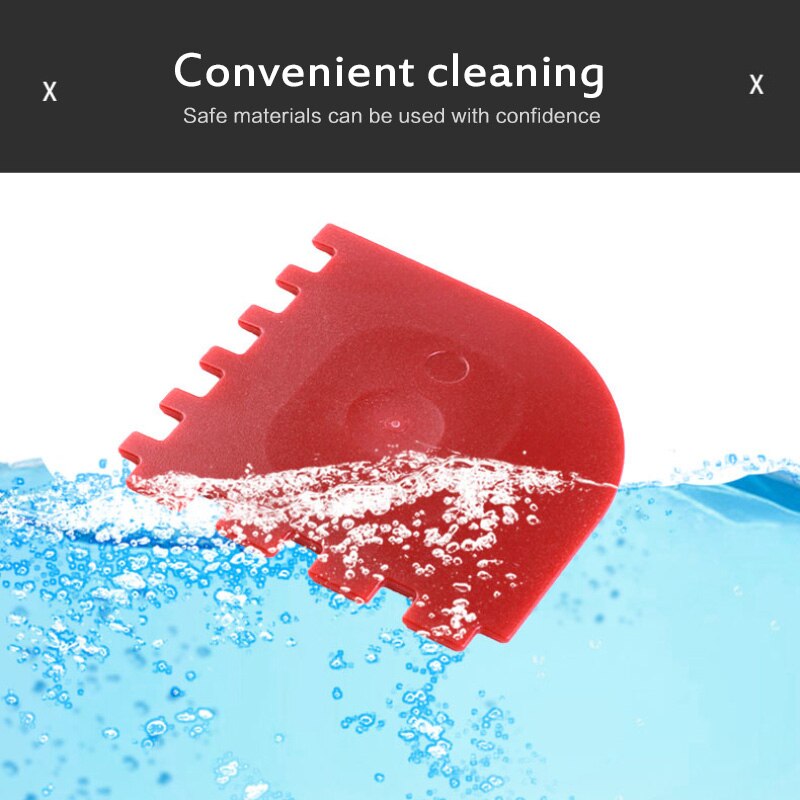 BBQ Scrapers Cleaner 4pcs BBQ Tool Plate Plastic Grill Pan Special Cleaning Board Durable Set For Cast Iron Integrated Scrapers