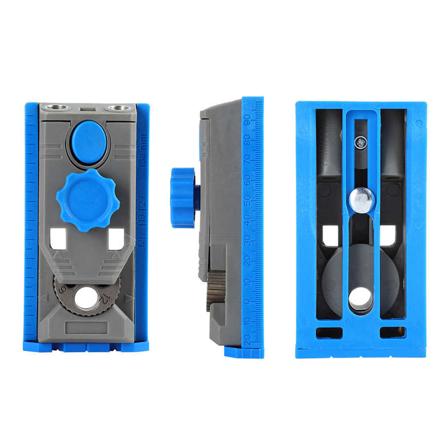 Drill guide tool for locating wood carpentry Tool for locating carpentry carpentry Hole drilling guide with handle for drilling