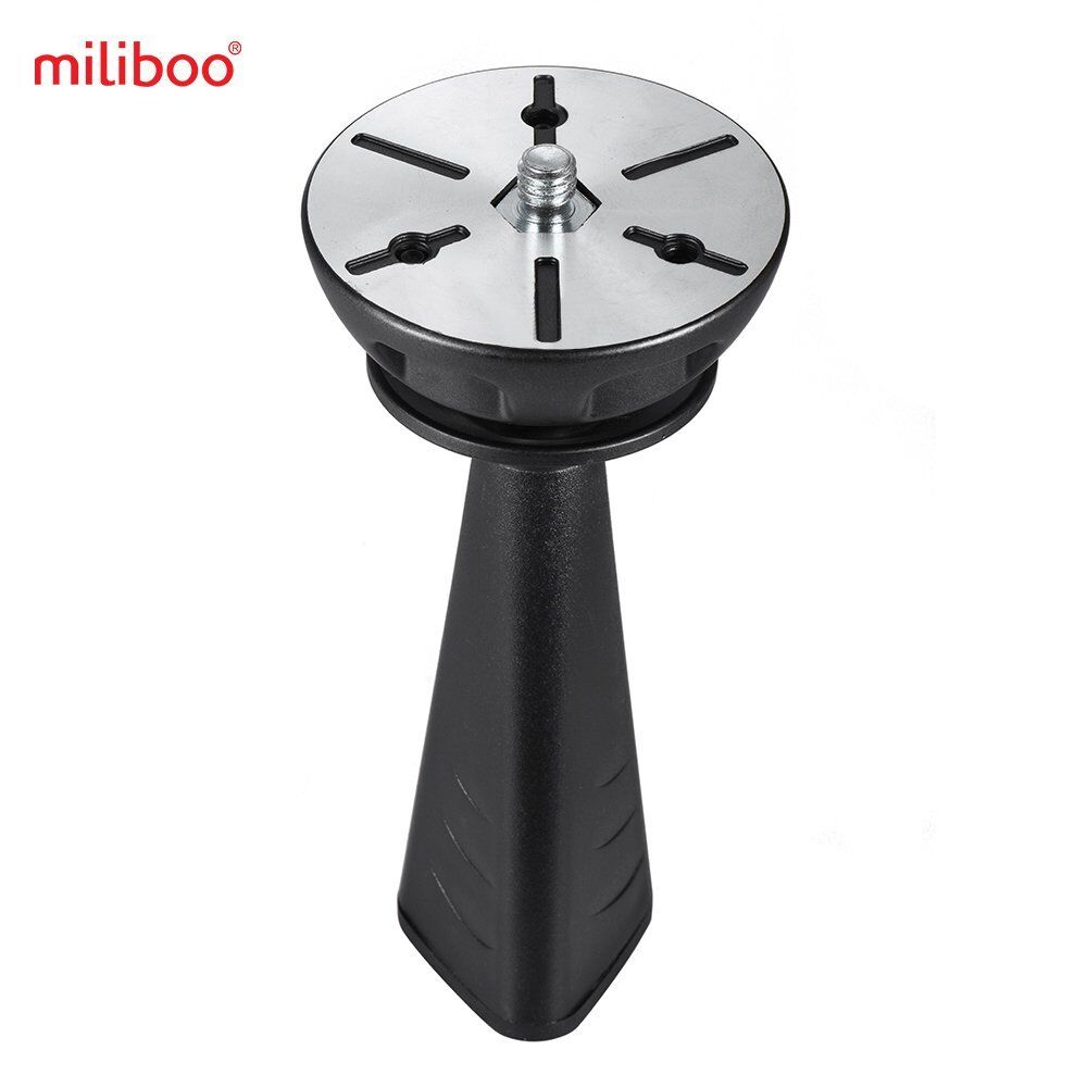 Miliboo MYT807 adaptateur de bol en alliage d'aluminium 75mm demi-boule plat à bol adaptateur pour trépied à tête fluide appareil photo reflex numérique