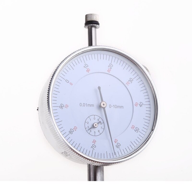 Dial Indicator Gauge 0-10mm Meter Precise 0.01 Resolution Concentricity Test