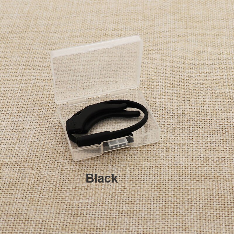 Óculos de silicone antiderrapante para crianças, acessório infantil para os olhos, suporte de borracha para óculos, 1 peça: Preto