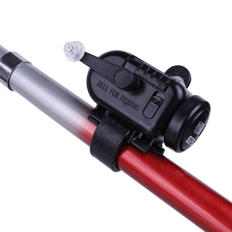 Waterdicht Alarm Zwarte Hoge Gevoelige Fish Bite Alarm Verstelbare Volume Hengel Signal Device Aas Alertor Fishfinder