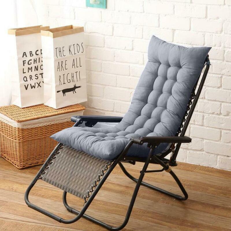Removable Garden Recliner Cushion Rocking Chair Cushion Outdoor Patio Thick Sun Seat Pad Cushion