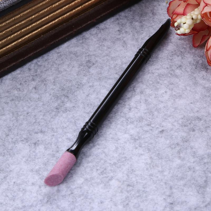 Lápiz removedor de cutículas, 1 unidad para decoración de uñas, piedra de cuarzo, lápiz, cuchara, empujador de corte, esmalte, manicura y pedicura, herramientas de cuidado DIY
