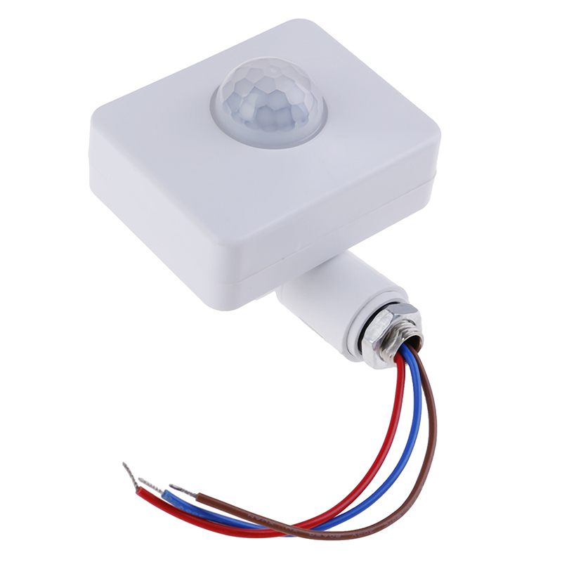Goede Motion Sensor 12 V Automatische Infrarood Pir Motion Schakelaar Detector Dc 12 Volt Lamp Licht Outdoor Timer Sensor schakelaar: WHITE