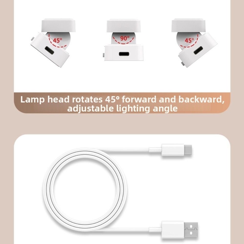 Oogvriendelijke led-touchtafellamp met instelbare helderheid, 3/5 kleuren, magnetische bureaulamp met afstandsbediening, energiebesparend.