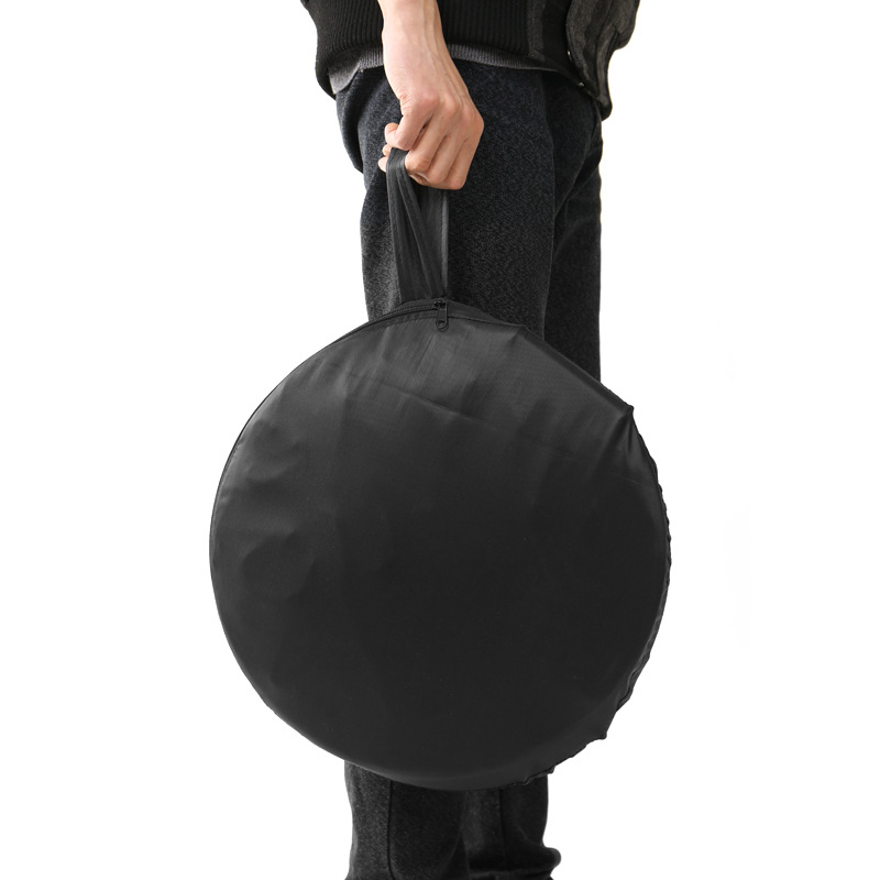 5 in 1 80 x 120cm studio foto bærbar reflektor fotografering udendørs håndtag rund sammenklappelig multi-disc oval reflektor 31 " *47 "