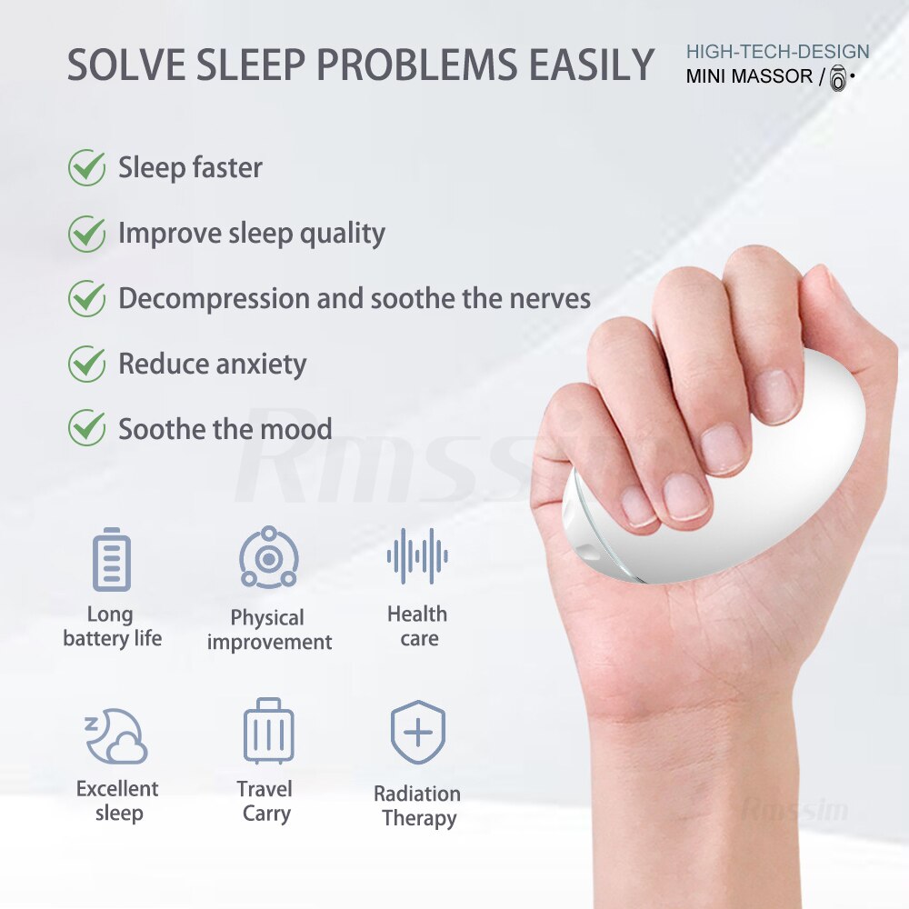 Microcurrent Usb Opladen Slaap Steun Apparaat Hypnose Hoge Druk Relief Ontspanning Snelle Slaap Hypnose Instrument Gezondheidszorg