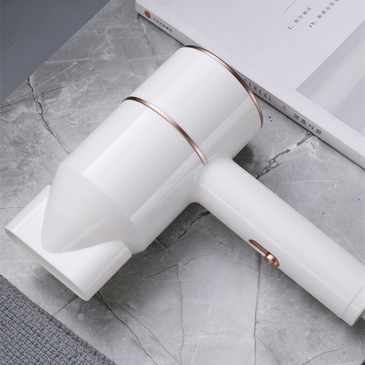 European and American hair dryer silent explosion models hair dryer negative ion hair dryer household appliances: WHITE