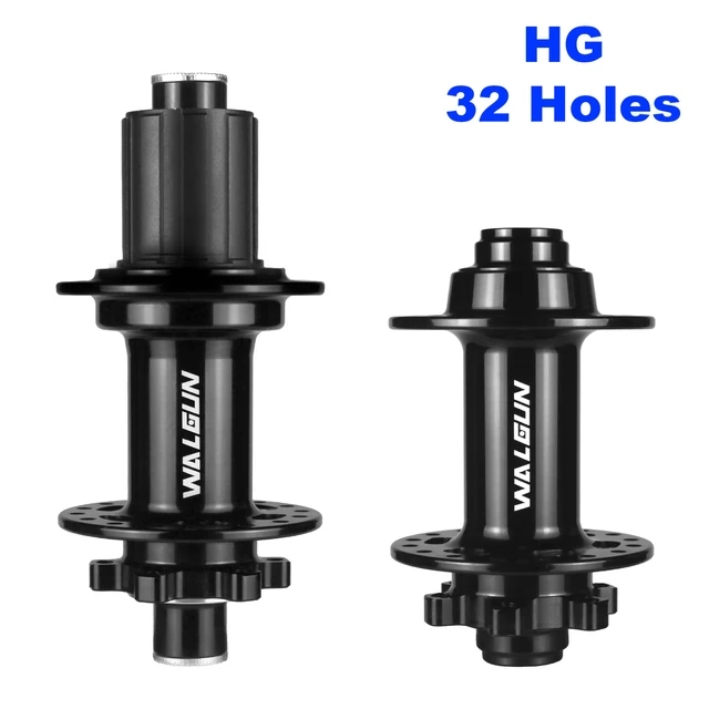 Walgun-MTB Fietsnaven, 6 Pallen, 3 Tanden, 120 Klik Boost Hub, 28H 32H 36H, Voor 110*15, Achter 148*12, HG MS XD 8 9 10 11 12 Speed: Oranje