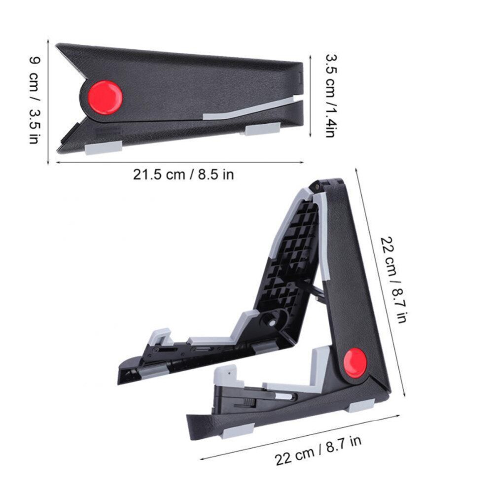 1pc Guitar Stand Folding Guitar Stand Foldable A-frame Music Electric Acoustic Bass Guitar Universal Guitar Parts Accessories