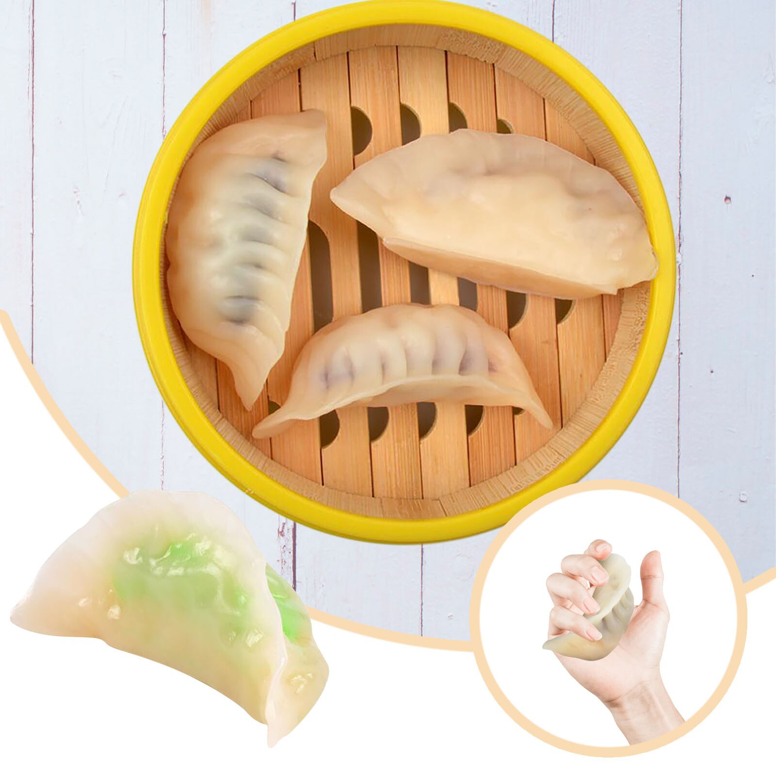 Simulatie Voedsel Dumplings Creatieve Chinese Knoedel Model Kunstmatige Groenten Fruit Props Kitchen Pretend Speelgoed Voor Kinderen