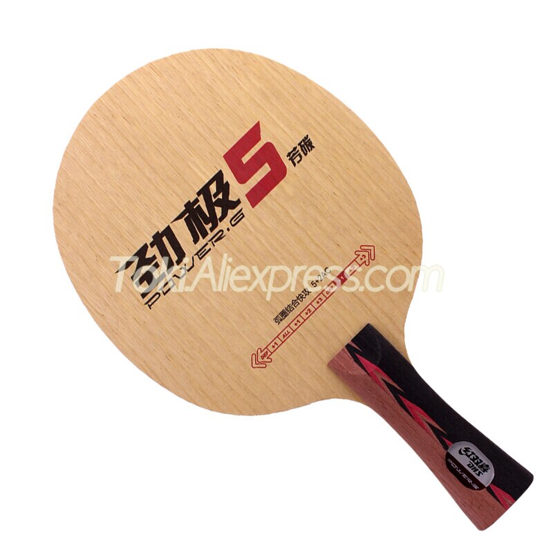 DHS PG5 / POWER G 5 / PG 5 (Ship without Box) Table Tennis Blade DHS ALC Racket Original DHS Ping Pong Bat / Paddle