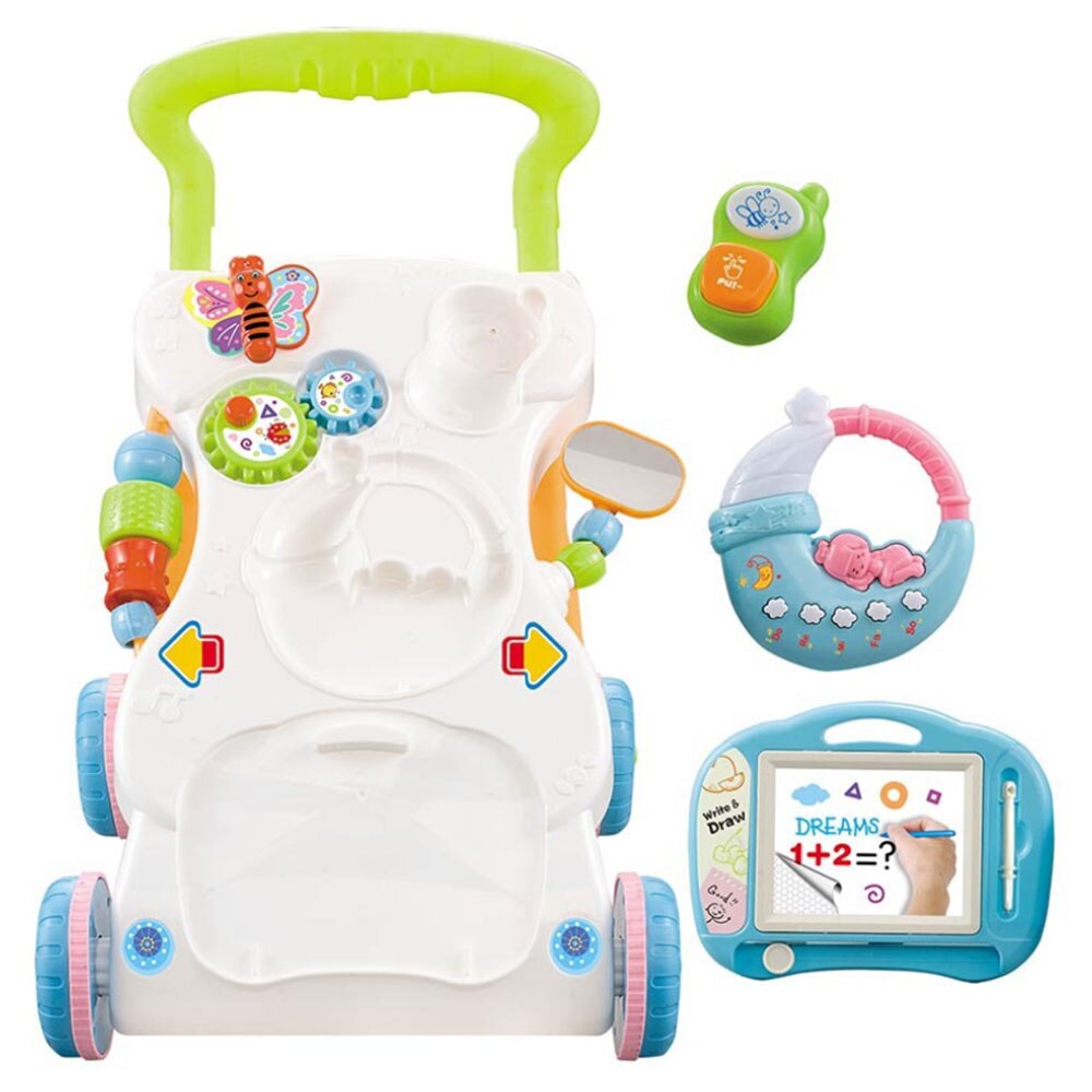 bébé marcheur enfant en bas âge chariot assis-à-debout ABS marcheur Musical avec hauteur réglable pour apprendre à marcher scientifiquement jouet