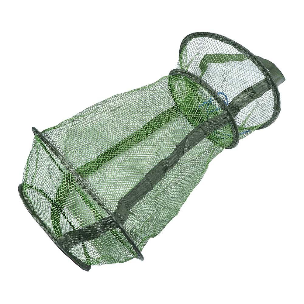 Jaula de almacenamiento, trampa de pesca, red plegable, accesorios para peces, red de aterrizaje, jaula de malla para peces y camarones, red de pesca, cesta de pesca