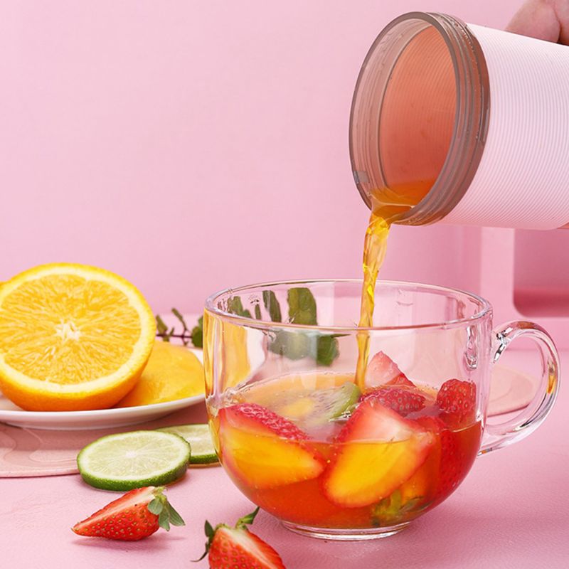 SKYMEN 300ml Tragbare USB Entsafter Tasse Elektrische Wiederaufladbare Frucht Mixer Schnell Rührgerät