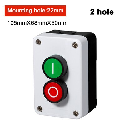 Arrow Symbool Aangeeft Start En Stop Zelfherstel Waterdichte Schakelaar Noodstop Industriële Hand-Held Control Box: 2-2