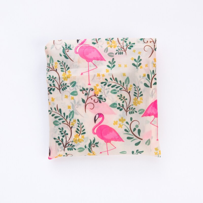 Bolsa de la compra reciclada, poliéster ecológico, plegable, tamaño pequeño, Premium, ligero bolso plegable con asa: S 4