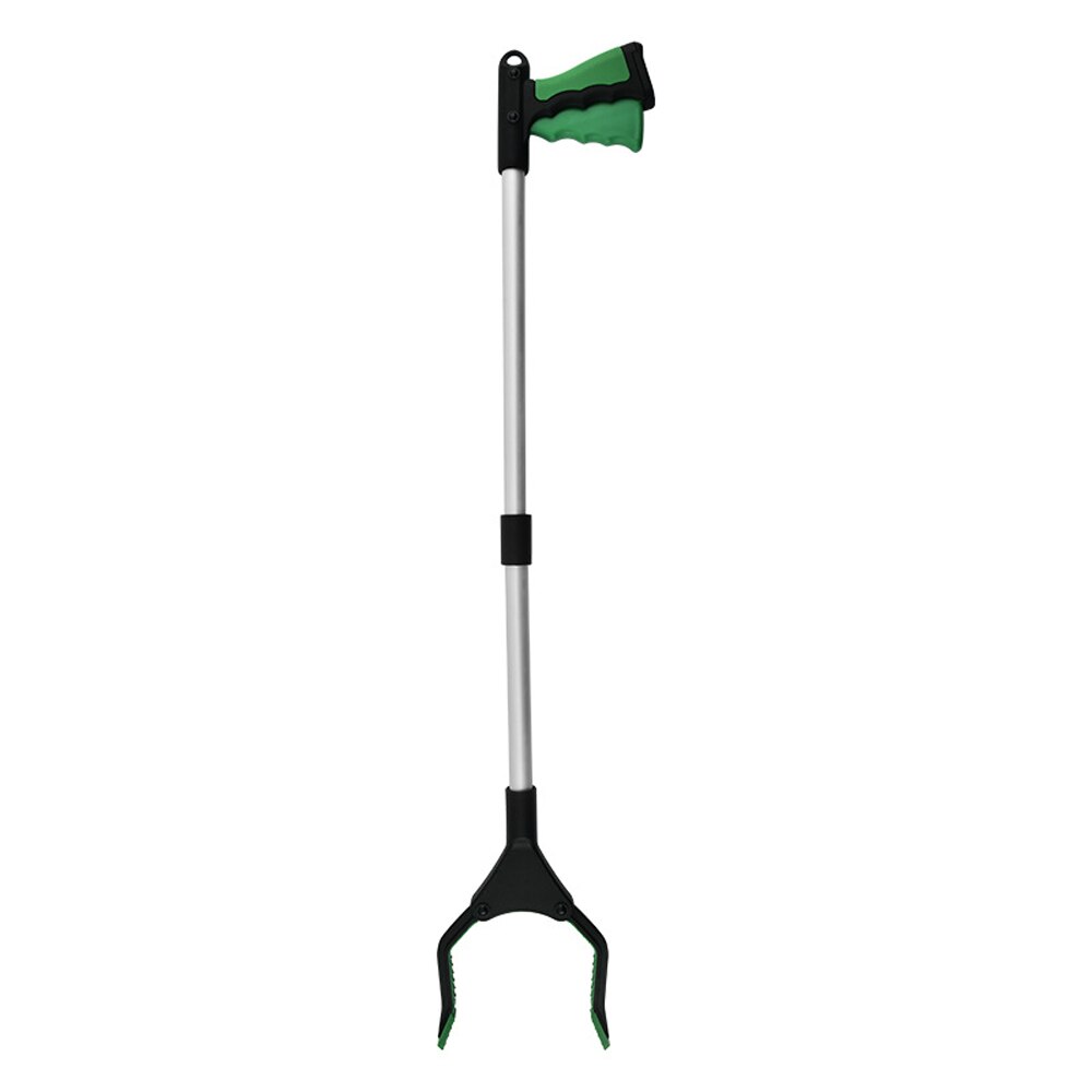 Folding Pick Up Tool Litter Grabber Picker with Rotating Head Anti-Slip Grip Versatile Multi Grabber Tool Foldable Pick Up Tool: Green