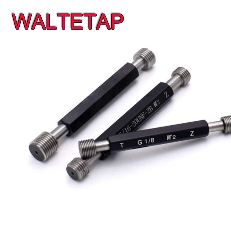 WALTETAP Steel Mer-cury Gage ST UNC UNF Machine Thread Plug Gauge S T 2-56 4-40 6-32 1/4-20 3/8-16