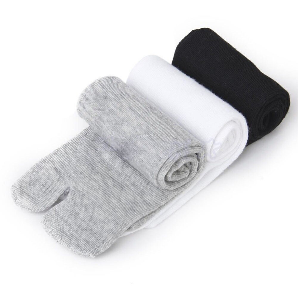 Tongs Kimono japonais, 3 paires, sandales à bout fendu, chaussettes Tabi Ninja Geta