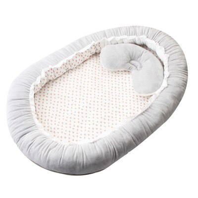 Portable Baby Bed For Boys Girls Travel Bed Infant Cotton Cradle Crib Baby Bassinet Multifunction Foldable Newborn Bed Babynest: A13