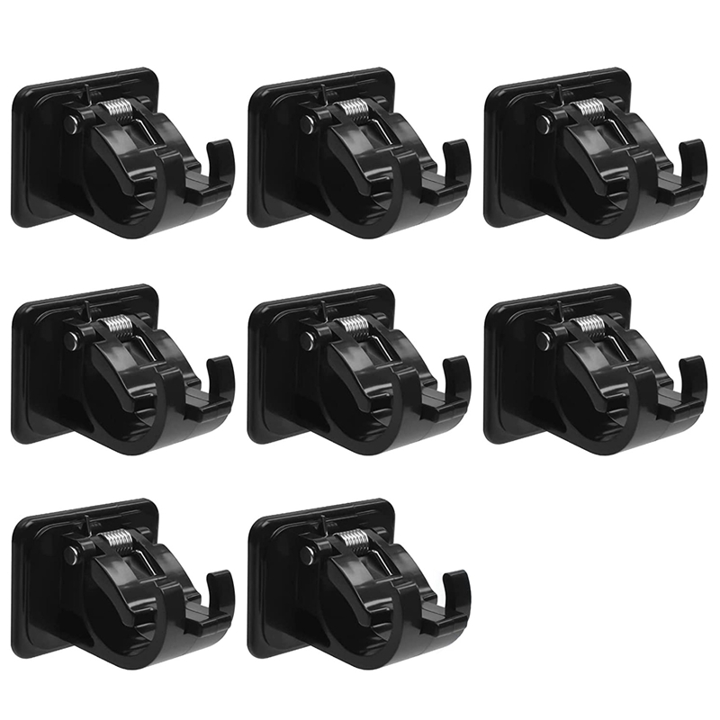 Non-Drilled Curtain Rod Holders Sticky Curtain Rod Holders Nailless Curtain Hooks Suitable for Walls: Default Title