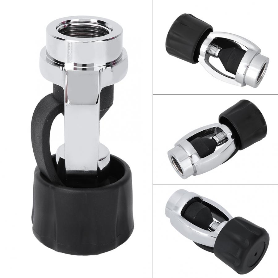 Heavy Duty Scuba Bottle Adapter Tank Fill Connector DIN to Yoke G5/8 Regulator Adapter diving tube swimming diving equipment