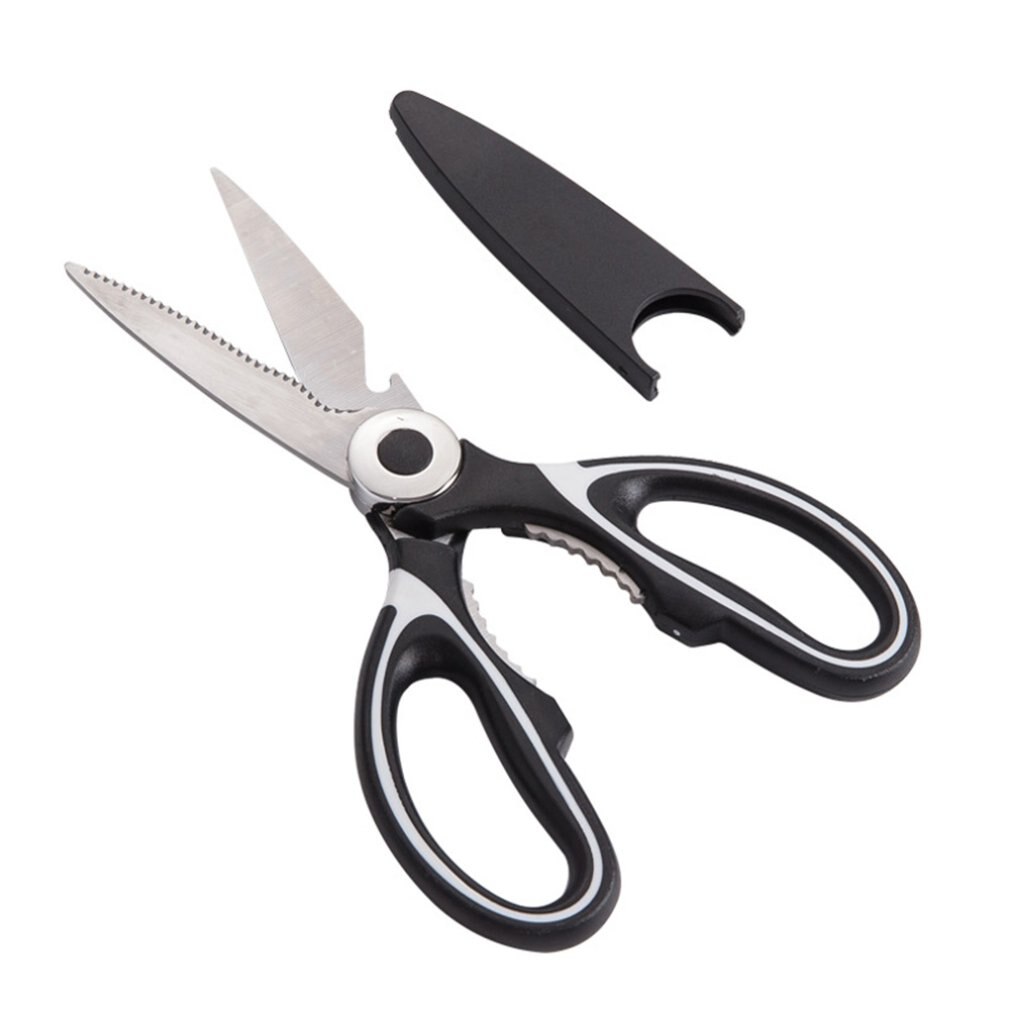 Kitchen Scissors Stainless Steel Kitchen Tools Gadget Food Shears Meat Vegetables Herb Cutter Chicken Scissors: Default Title