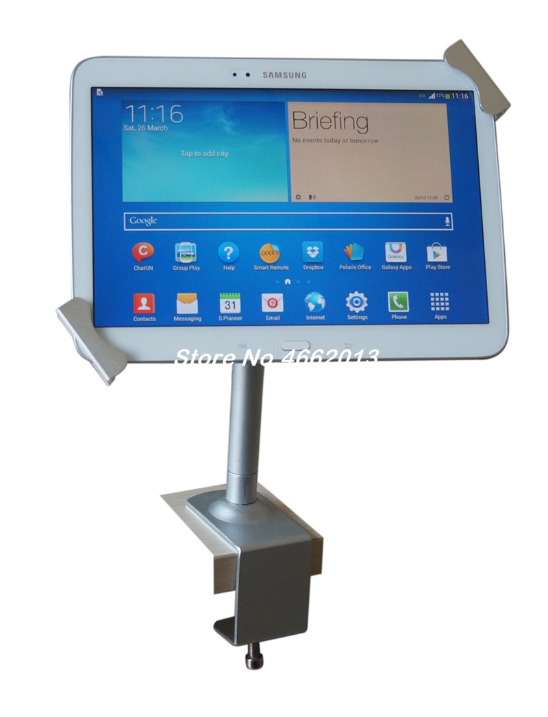 Universal tablet holder security desktop stand for 7-10.1'' ountertop lock holder display rack bracket mounting anti-theft