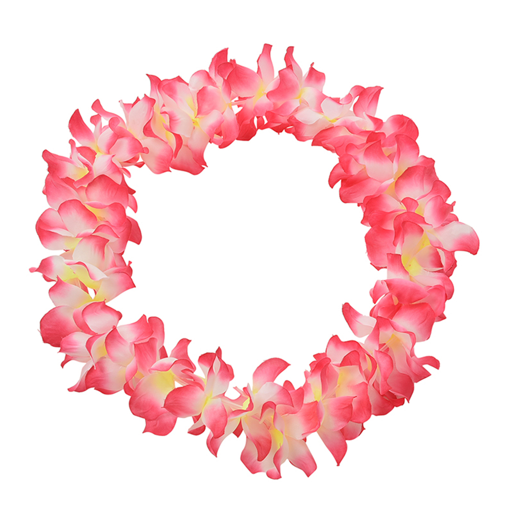 Artificial Flower Necklace Hawaii Beach wreaths Event Party Supplies Cheerleading souvenirs Wedding Party Decorations