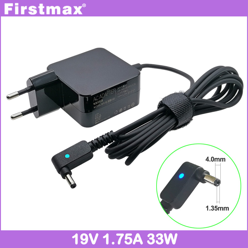 Chargeur pour ordinateur portable 33W 19V 1,75 A, adaptateur secteur pour Bali X403MA X403SA E406MA E406NA E406S E406SA F407M F407MA F409MA X409MA E410MA: WHITE