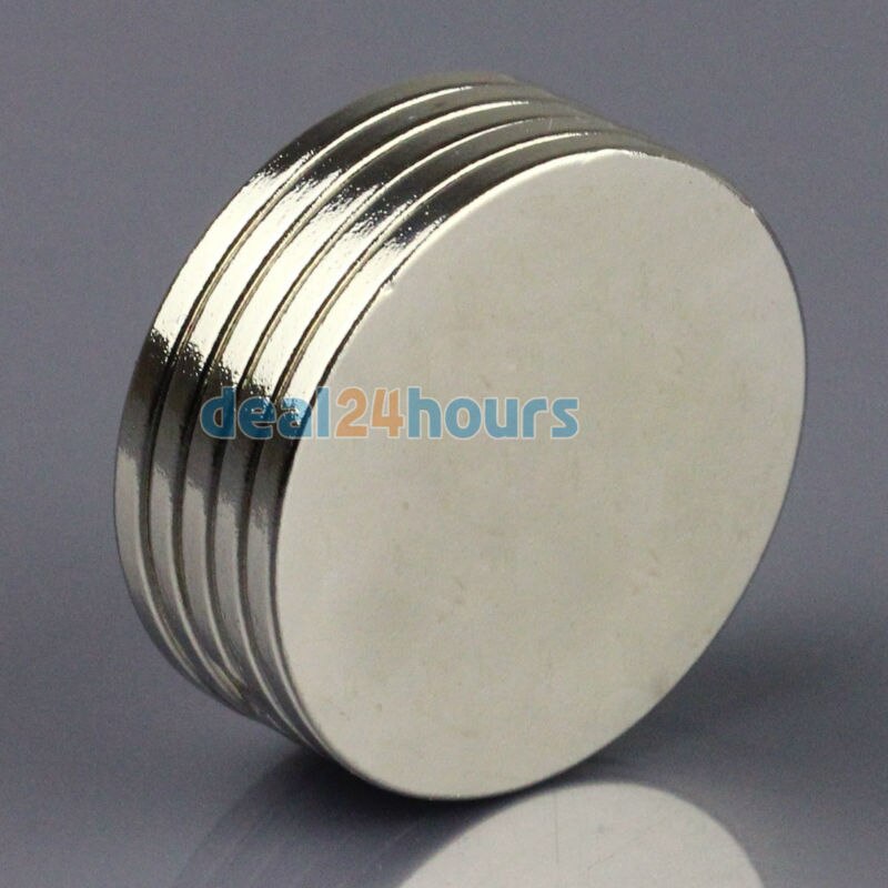 OMO Magnetics 20 stks N50 Super Sterke Ronde Schijf Cilinder Magneten Zeldzame Aarde Neodymium 25mm x 2mm