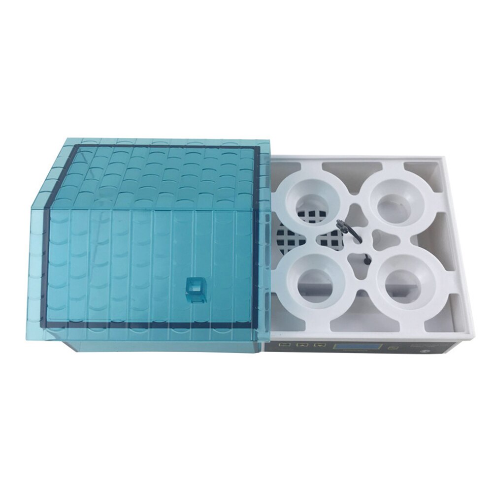 Mini Semi Automatic Duck Goose Incubator with LED Light Poultry Chicken Bird Hatcher Tool Digital Temperature Brooder Incubator