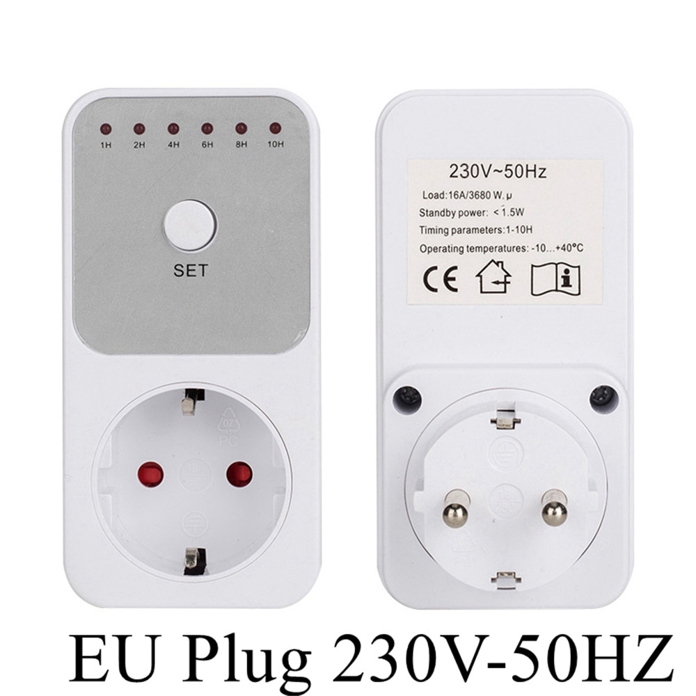 Ons eu  uk 10hr 6 sets afteltimer schakelaar stopcontact stekker intelligente tijdinstelling controle stopcontact elektriciteit stroommeter stopcontact