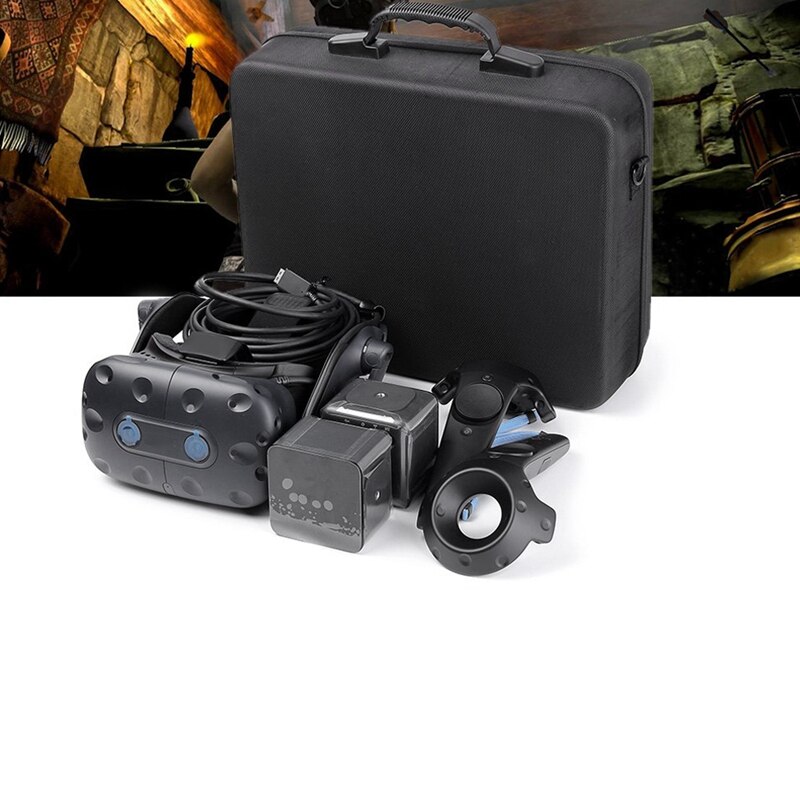 Schouder Eva Travel Case Voor Htc Vive Pro Vr Virtual Reality Headset Accessoires Pouch Carry Case Beschermende Opbergdoos