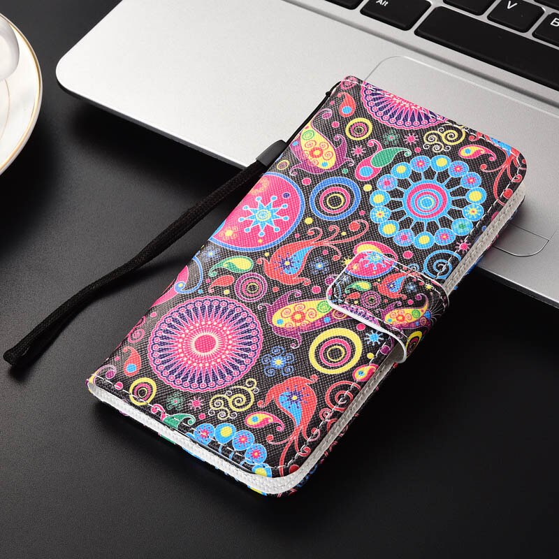 Coque For On Samsung J4 J400 J400F SM-J400F Wallet Stand Flip Case For Samsung Galaxy J4 Cute Capa Samsung J400 Cover: Line