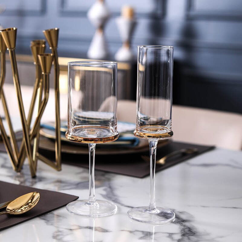 Luxury Lake Blue Glass Dinner Plate Modern Phnom Penh Glass Dinnerware Set For Wedding Banquet Round Plates Home Decor Supplies