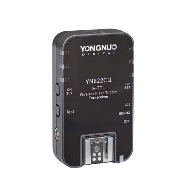 YONGNUO Single YN622C II RX HSS E-TTL Flash Trigger voor Canon Camera Compatibel Met YN622C YN560-TX RF-603 II RF-605