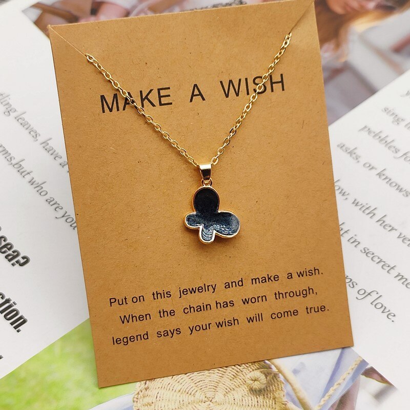 Collier avec pendentif papillon pour femmes et filles, coréenne, , chaîne clavicule dorée, ras du cou, bijoux de déclaration: Style 1