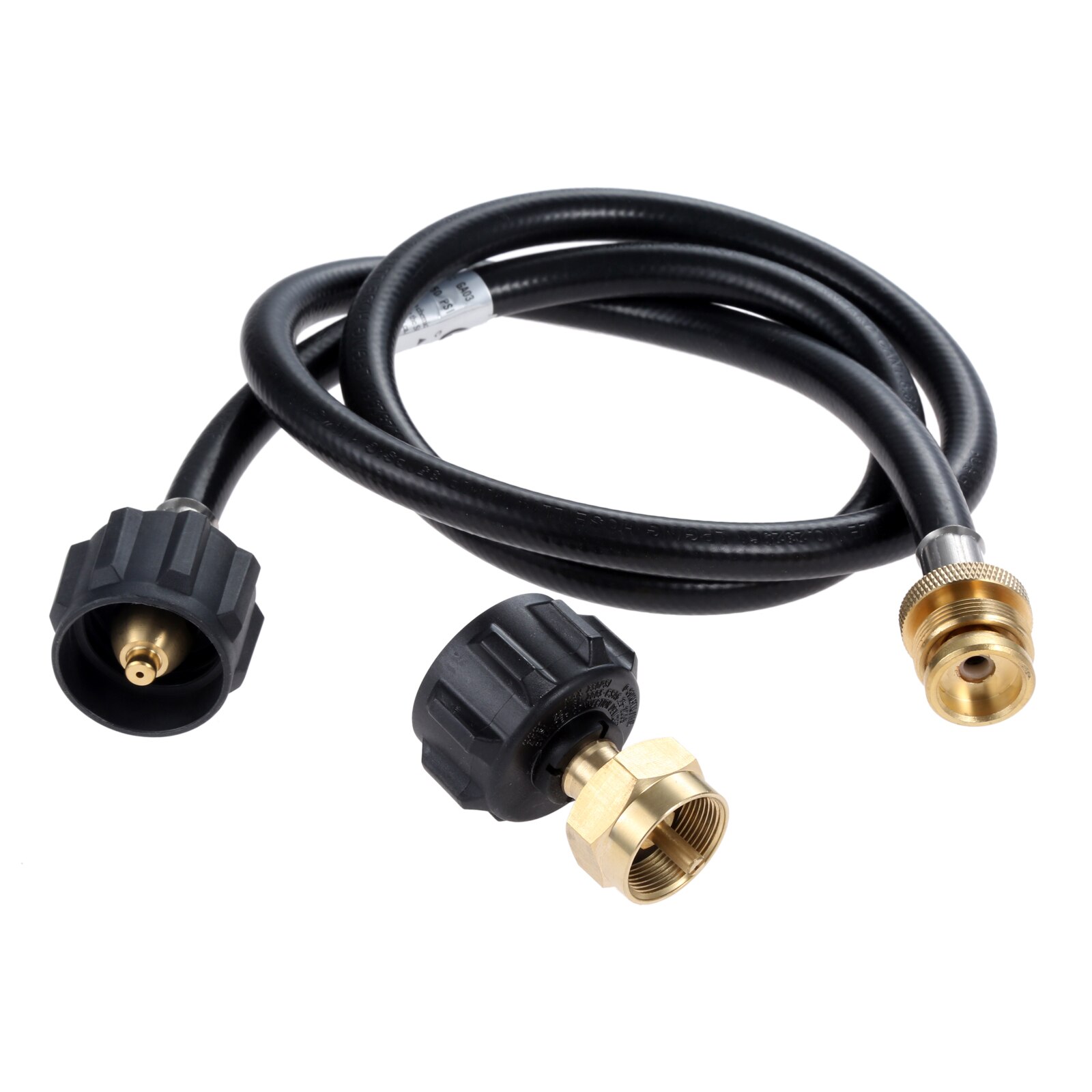 Propane Refill Adapter with Hose Replacement for QCC1/Type1 Tank Connects 1 LB Bulk Portable Appliance to 20 lb Propane Tank