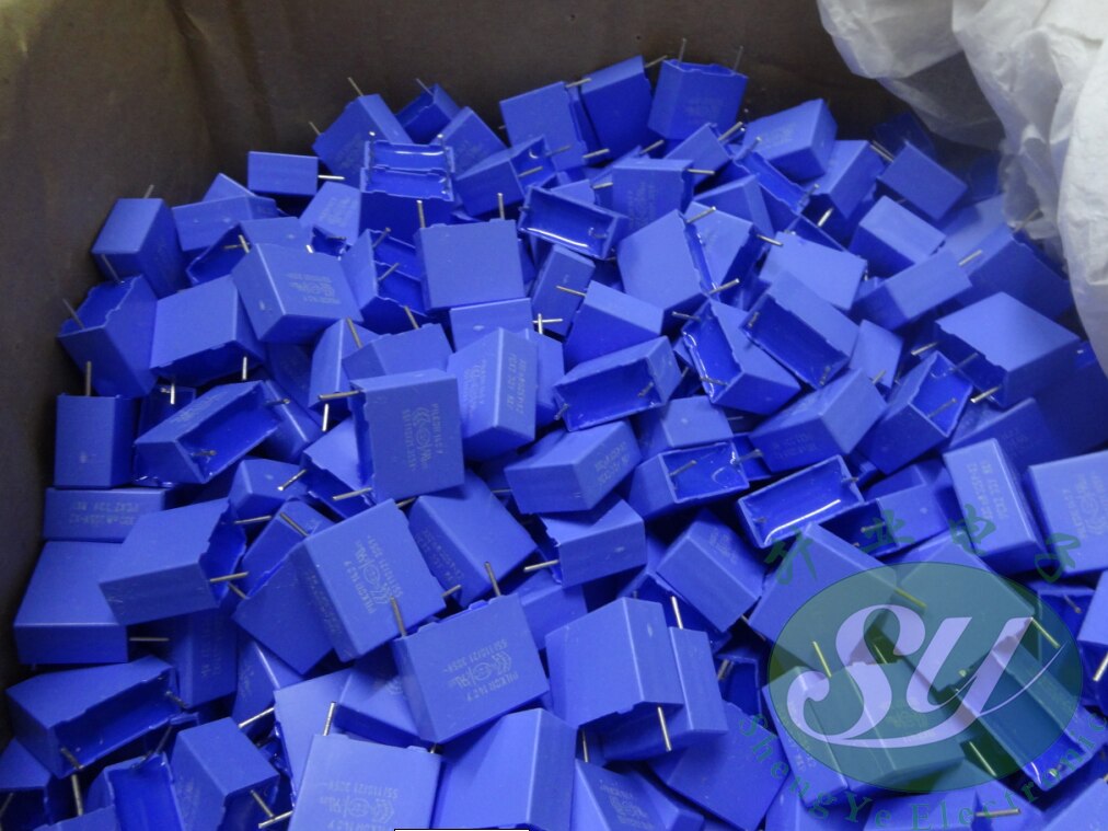 50 Stuks Bc Pilkor MKP339 0.33 Uf/305vac P15MM Blauw Film Condensator Vishay 334/305VAC Mkp 339 330nf U33 334 305vac 0.33 Uf