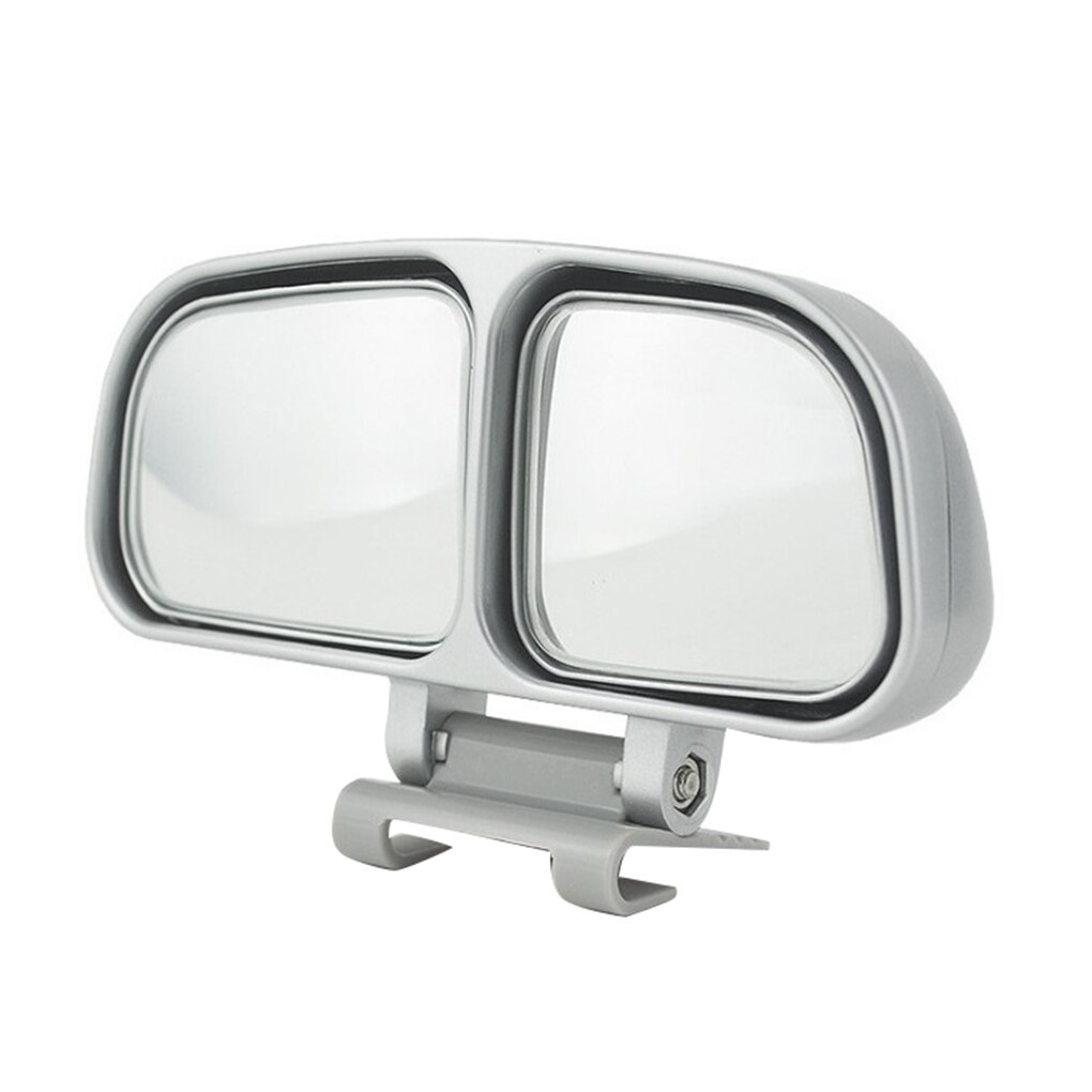 Bil bagfra blindspids zone spejl vidvinkel dobbeltglas bakvendt sidespejl biltilbehør: Nr. .3 tilbage sølv